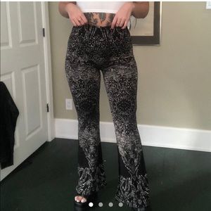 Funky Free People Flare Pants